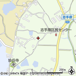 兵庫県三田市志手原420周辺の地図