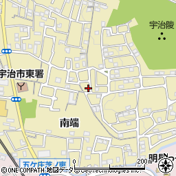 京都府宇治市木幡南山12-169周辺の地図