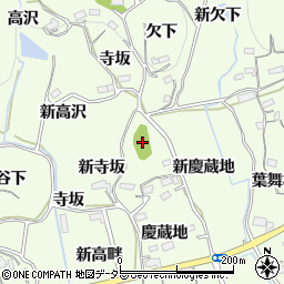 愛知県新城市矢部（慶蔵寺）周辺の地図