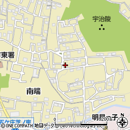 京都府宇治市木幡南山12-77周辺の地図