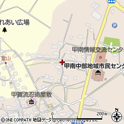 滋賀県甲賀市甲南町竜法師526周辺の地図