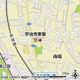 京都府宇治市木幡南端4-1周辺の地図