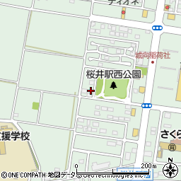 愛知県安城市桜井町貝戸尻79-1周辺の地図
