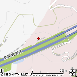 愛知県新城市上平井ツトカ子周辺の地図