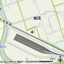 兵庫県三田市加茂102周辺の地図