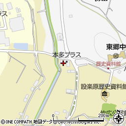 愛知県新城市竹広70周辺の地図