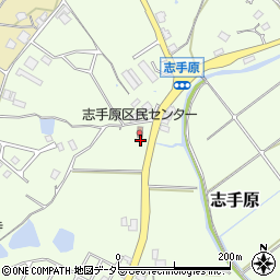 兵庫県三田市志手原411周辺の地図