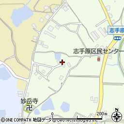 兵庫県三田市志手原862-58周辺の地図