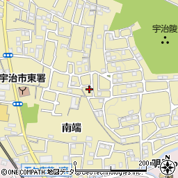 京都府宇治市木幡南山12-190周辺の地図
