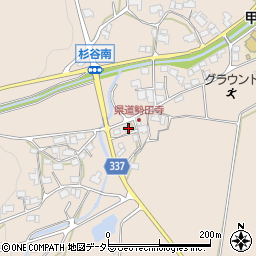 滋賀県甲賀市甲南町杉谷1997周辺の地図