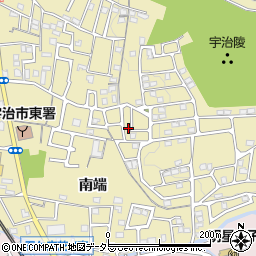 京都府宇治市木幡南山12-153周辺の地図