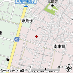 愛知県安城市和泉町南本郷190周辺の地図