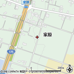 兵庫県加東市家原263周辺の地図