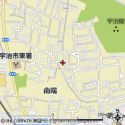 京都府宇治市木幡南山12-189周辺の地図