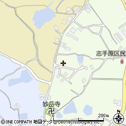 兵庫県三田市志手原862-49周辺の地図