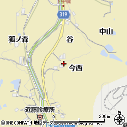 兵庫県宝塚市下佐曽利今西周辺の地図