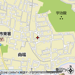 京都府宇治市木幡南山12-176周辺の地図