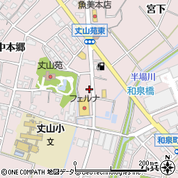 愛知県安城市和泉町家下4周辺の地図