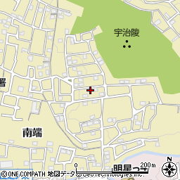 京都府宇治市木幡南山12-74周辺の地図