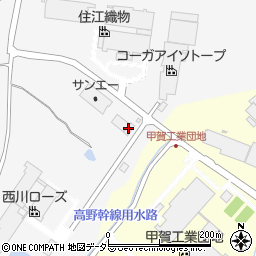甲賀近陸輸送センター倉庫周辺の地図