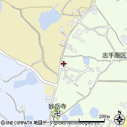 兵庫県三田市志手原862-47周辺の地図