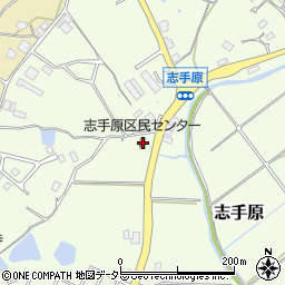 兵庫県三田市志手原412周辺の地図