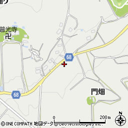 兵庫県宝塚市長谷門畑周辺の地図
