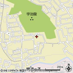 京都府宇治市木幡南山12-127周辺の地図