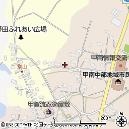 滋賀県甲賀市甲南町竜法師521周辺の地図