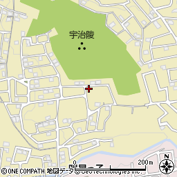 京都府宇治市木幡南山12-121周辺の地図