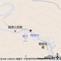 静岡県藤枝市岡部町岡部2647周辺の地図