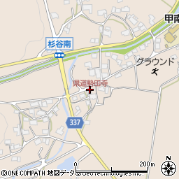 県道勢田寺周辺の地図