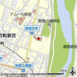 新宮公民館周辺の地図