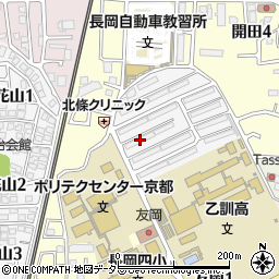 長岡天神竹の台団地Ｄ３周辺の地図