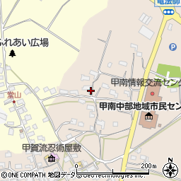 滋賀県甲賀市甲南町竜法師524周辺の地図