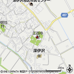 江西寺周辺の地図