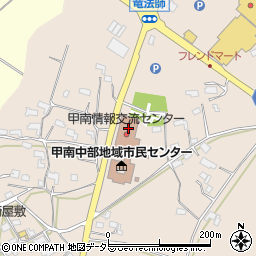滋賀県甲賀市甲南町竜法師600周辺の地図