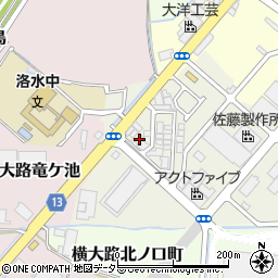京都府京都市伏見区横大路一本木27-13周辺の地図