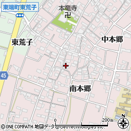 愛知県安城市和泉町南本郷159-1周辺の地図