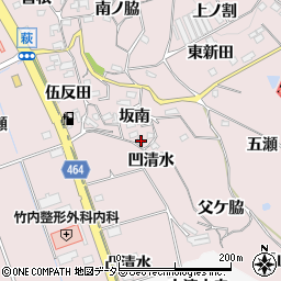 愛知県知多郡阿久比町萩坂南24周辺の地図