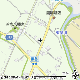 兵庫県加東市黒谷191周辺の地図