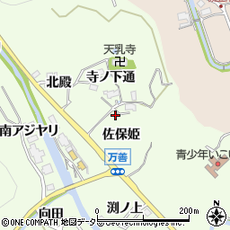 兵庫県川辺郡猪名川町万善周辺の地図