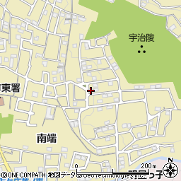 京都府宇治市木幡南山12-65周辺の地図