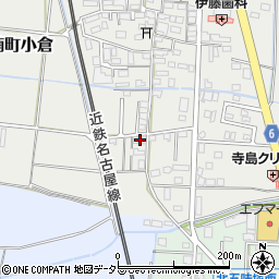三重県四日市市楠町小倉391-1周辺の地図