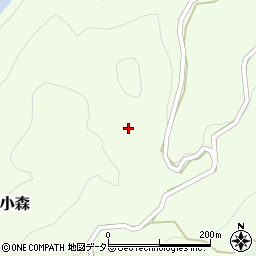 岡山県加賀郡吉備中央町小森406周辺の地図