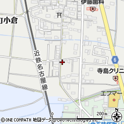 三重県四日市市楠町小倉461-3周辺の地図