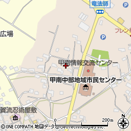 滋賀県甲賀市甲南町竜法師536周辺の地図