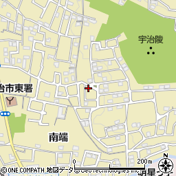 京都府宇治市木幡南山12-180周辺の地図