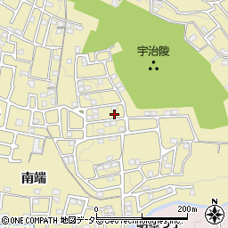 京都府宇治市木幡南山12-69周辺の地図