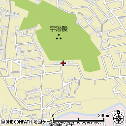 京都府宇治市木幡南山12-109周辺の地図
